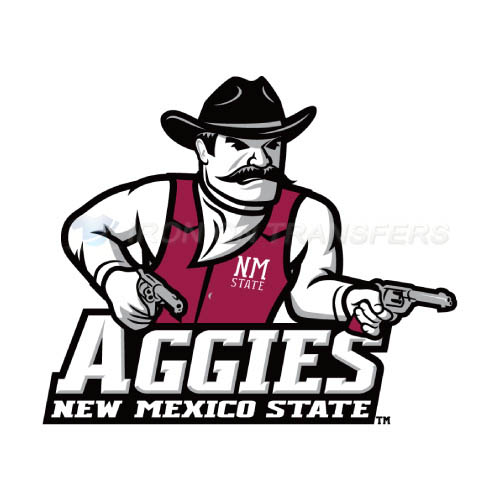New Mexico State Aggies Logo T-shirts Iron On Transfers N5438 - Click Image to Close